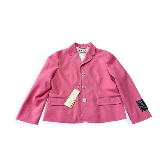 Marni Pink Tailored virgin wool jacket, Size 44 Italy, New with tag - Picture 8 of 16